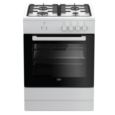 BEKO Cucina A Gas FSG62000DW 4 Fuochi Forno A Gas Classe A Colore Bianco