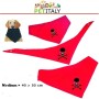 Pet Italy Bandana Cani Rossa con Teschio taglia Media da 40 a 50 cm