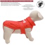 Impermeabile per Cani con Cappuccio Oslo Colore Rosso