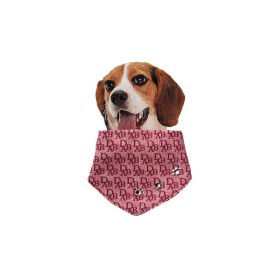 Fuss Dog Foulard Rosa con Zampine Taglia Small