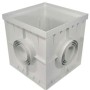 POZZETTO IN PVC CON FONDO CM 30X30X30 GRIGIO PER DERIVAZIONE