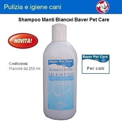 Bayer Shampoo per Manti Bianchi 250 ml