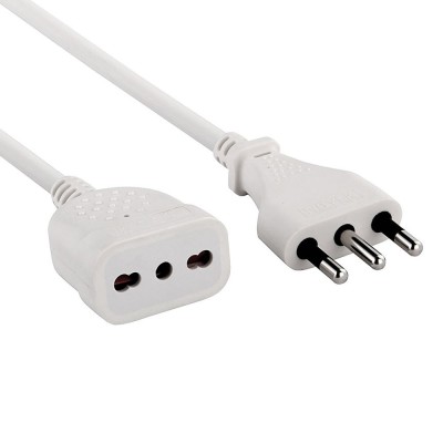 Prolunga Elettrica Spina 16 A e Presa Bivalente 10/16A lunghezza metri 3