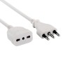 Prolunga Elettrica Spina 16 A e Presa Bivalente 10/16A lunghezza metri 3