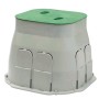 Pozzetto Drainbox cm 20x20 coperchio verde per impianti elettrici e irrigazione Arno Canali