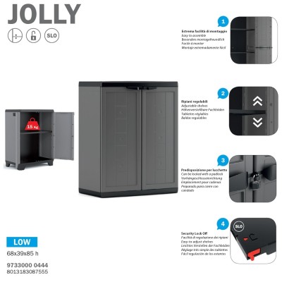 Kis Armadietto Jolly Cabinet (Basso)
