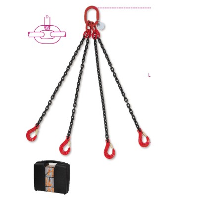 PENDENTI DI CATENA A 4 BRACCI, IN VALIGETTA 8094 ROBUR