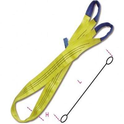 BRACHE DI NASTRO TESSUTO PIATTO 3t IN POLIESTERE GIALLO 8156