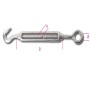 TENDITORE AD OCCHIO E GANCIO INOX AISI 316 8206 ROBUR