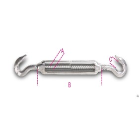 TENDITORE A DUE GANCI INOX AISI 316 8207 ROBUR WFL 300 KG