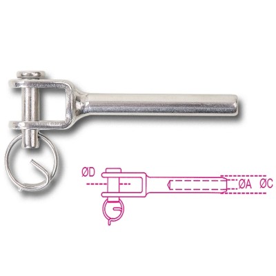 TERMINALI A FORCELLA INOX AISI 316 8285 ROBUR WFL 1120 KG