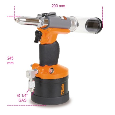 RIVETTATRICE CON ASPIRAZIONE AUTOMATICA 1946C4,8 BETA 1,5 KG