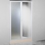 Porta Riducibile Box Doccia Smart BSE126001 Telaio Bianco Acrilico Forte
