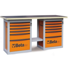 BANCO DA LAVORO "ENDURANCE" 2 CASSETTIERE DA 6 CASSETTI /O