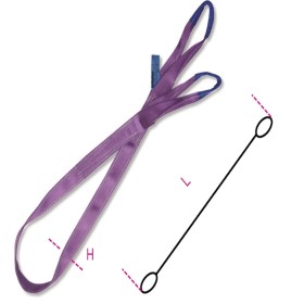 BRACHE DI NASTRO TESSUTO PIATTO 1t IN POLIESTERE VIOLA 8150