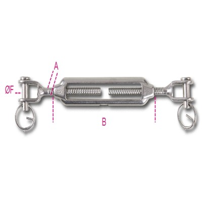 TENDITORE A DUE FORCELLE INOX AISI 316 8209 ROBUR WFL 1290KG