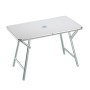 Tavolo rettangolare pieghevole con decoro marino 90x60x70 cm TREM