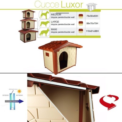 Pet Italy Cuccia NEW per Cani Termica Luxor  Taglia Media