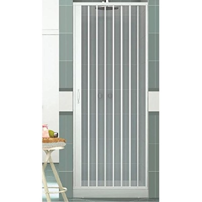 Box Doccia A Soffietto Anta Unica Da cm 120 a cm 80 Altezza Cm 185 Rollplast