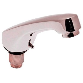 Bocca di Erogazione Fissa Per Lavabo in Ottone cromata