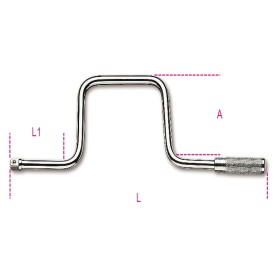 QUADRO MASCHIO 3/8 DOTATO DI MANOVELLA BETA