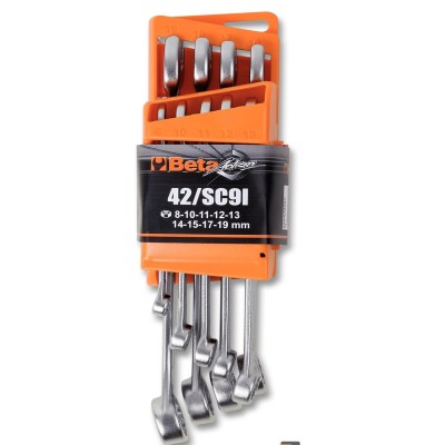 SERIE DI 9 CHIAVI COMBINATE CON SUPPORTO COMPATTO BETA