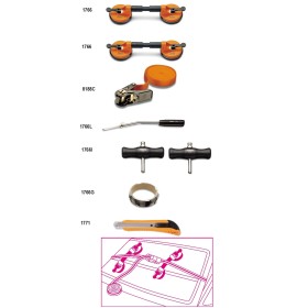 ASSORTIMENTO DI 8 UTENSILI X CRISTALLI AUTO 1766/8 BETA