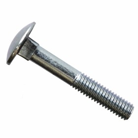 Bullone Testa Tonda Zincato Diametro mm 10 x 60