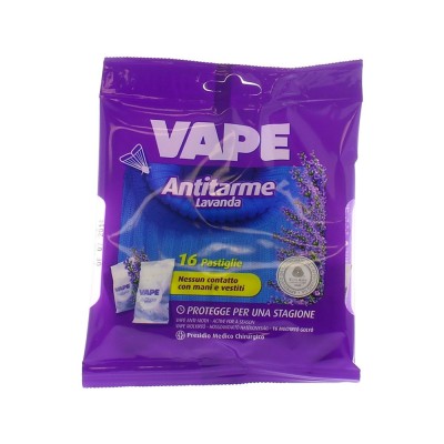 Vape Anti Moths Lavender Package of 16 Tablets