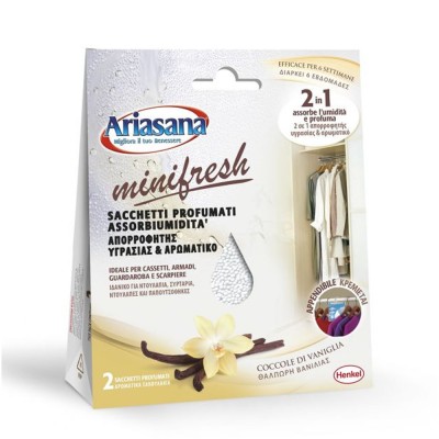 Ariasana Mini Fresh Coccole di Vaniglia Bustina Appendibile da 100 gr
