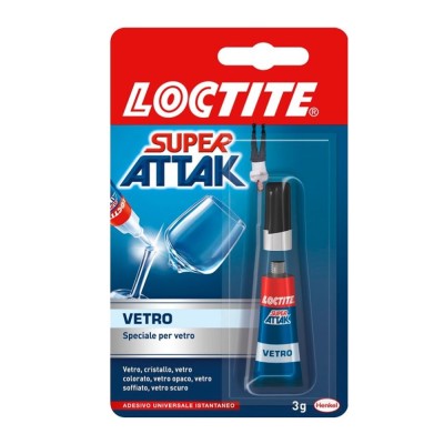 Loctite Super Attak Vetro Flacone da 3 gr