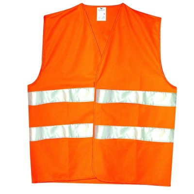 Gilet Alta Visibilità Colore Arancione Multipack da 10 pz