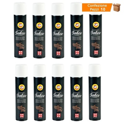 Multipack da 10 pz Deodorante per Cani Talco Lucidante 600 ml Fuss-Dog