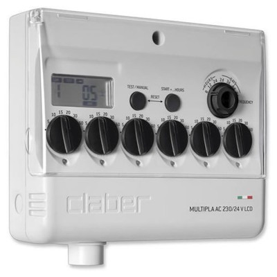 Programmatore 230/24 V Rainjet Multipla  6  linee  per impianti irrigazione interrata