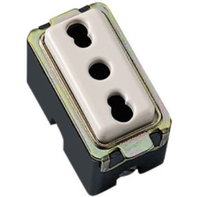 PRESA BIVALENTE TIPO MAGIC 16A 2P + T 250 VOLT