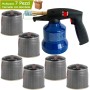 Saldatore Flambatore Cannello a Gas Riscaldante Multipack 1 Cannello e 6 Cartucce Gas
