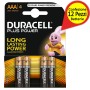Durecell Plus Power AAA Batterie Alcaline Confezione da 12 batterie