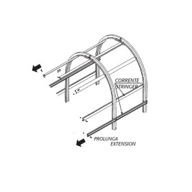 Struttura Prolunga Professionale per Serra York da 1,50 metri