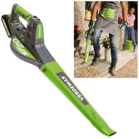 Soffiatore a Batteria da Giardino SF20 Batteria Litio 20V 2AH Verdemax