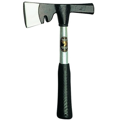 Picozzino Multiuso In Acciaio Con Manico in Gomma Edilizia Giardinaggio Bricolage