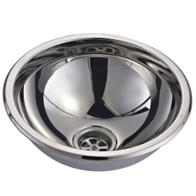 LAVELLO ACCIAIO INOX SEMISFERICO DIAMETRO 300 MM