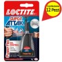 Loctite Attak Control Power Flex Confezione da 12 Blister da 3 gr Ciascuno