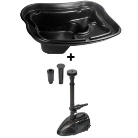 Set Laghetto per Giardino da 750 lt e Pompa per Laghetto VX 2000 LITRI/H Laghetto Magic