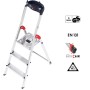 SCALA HAILO L60 EASYCLIX 3 GRADINI IN ALLUMINIO