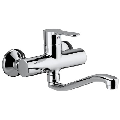 Miscelatore Lavello a Muro Blu Paffoni In Ottone Cromato