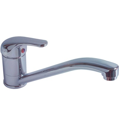 Miscelatore Monoforo Monocomando Modello Venus Ottone Cromato Per Lavello