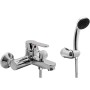 Miscelatore Monocomando Vasca Con Doccia Virtus Ottone Cromato