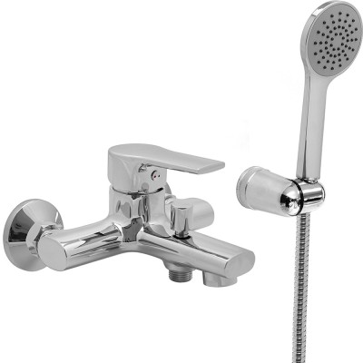 Miscelatore Vasca SKY In Ottone Cromato Completo di Doccia