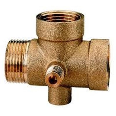 Raccordo in Ottone 5 Vie Per Idraulica Idrosfera Autoclave da 1 Pollice