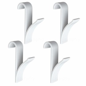 Ganci Appendiabito Bianco per Radiatore Confezione da 4 Ganci